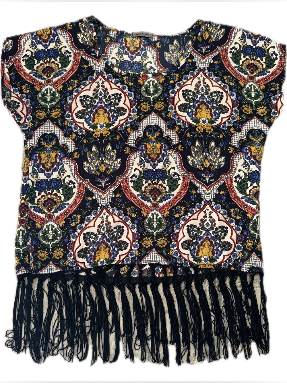 West Kei Multicolor Paisley Print Top
